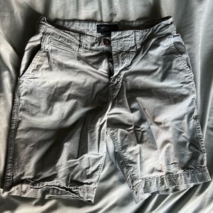 American eagle khaki shorts grey 30 waist next level flex